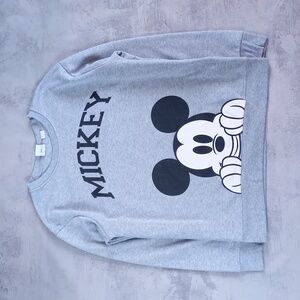 DISNEY MICKEY MOUSE PEEKING HEAD Crewneck